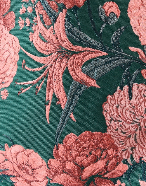 Jessica Green and Pink Jacquard Skirt