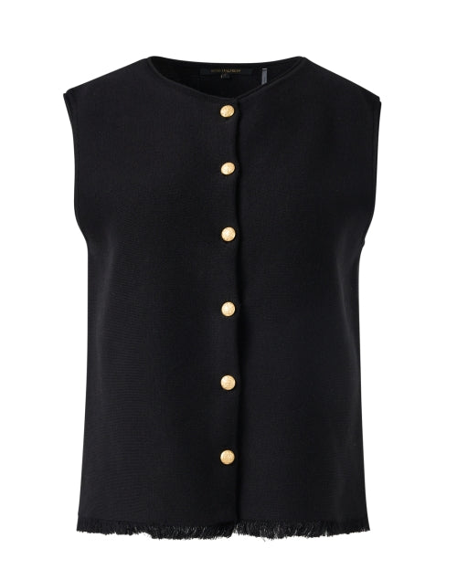 Tobias Black Knit Top