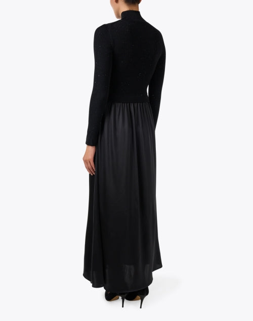 Black Wool Knit Dress