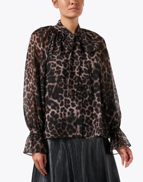 Davi Animal Print Blouse