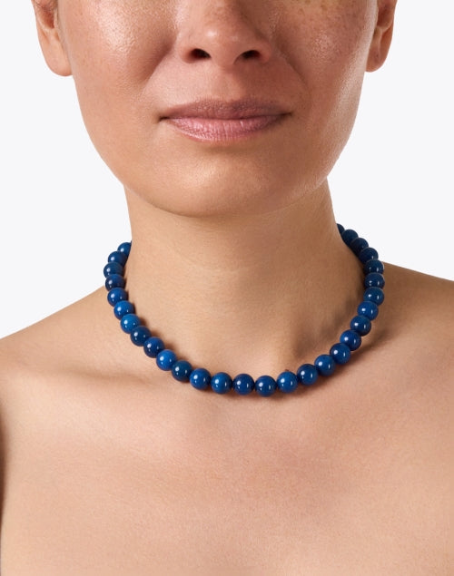 Mary Blue Jade Necklace
