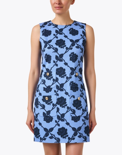 Russell Blue Floral Print Dress