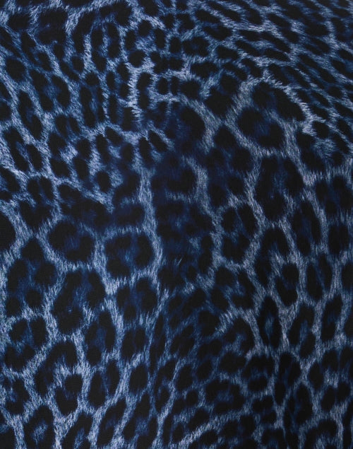 Gavin Navy Print Chiffon Blouse