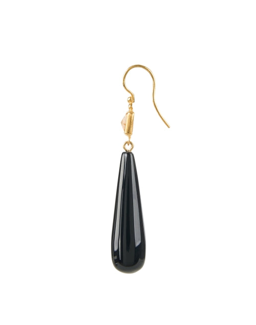 Black Agate Drop Earrings