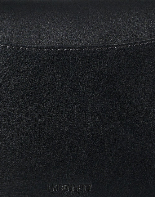 Frankie Black Leather Crossbody Bag