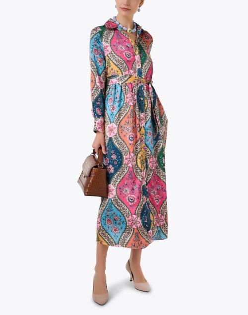 Amira Multi Floral Print Dress