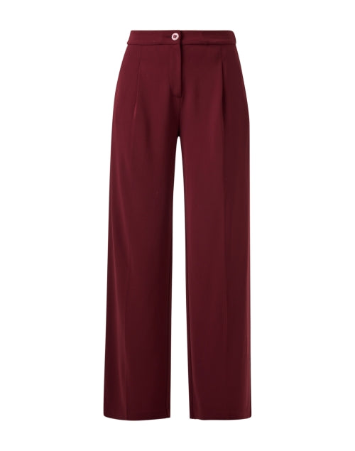 Maroon Wide Leg Pant