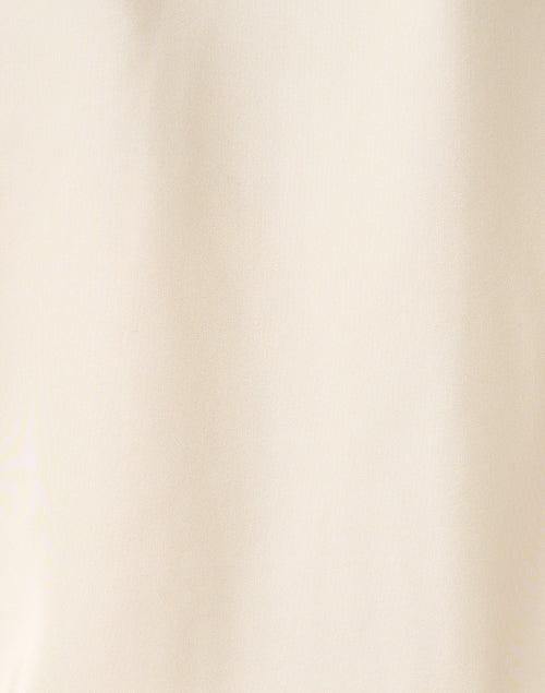 Ivory Silk Tie Front Top