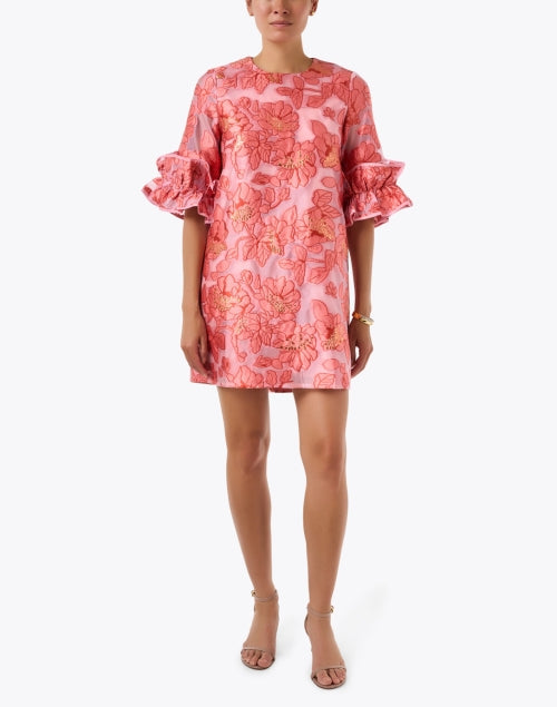 Bronwyn Pink Floral Organza Dress