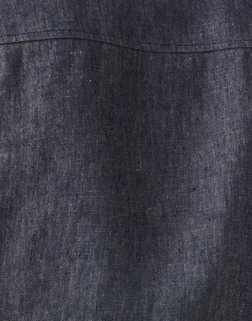 Nina Indigo Linen Shirt