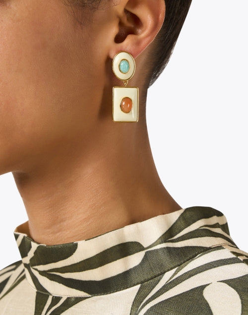 Ethereal Multi Stone Earrings