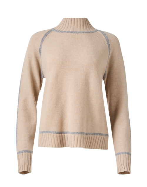 Pescara Beige Wool Cashmere Sweater