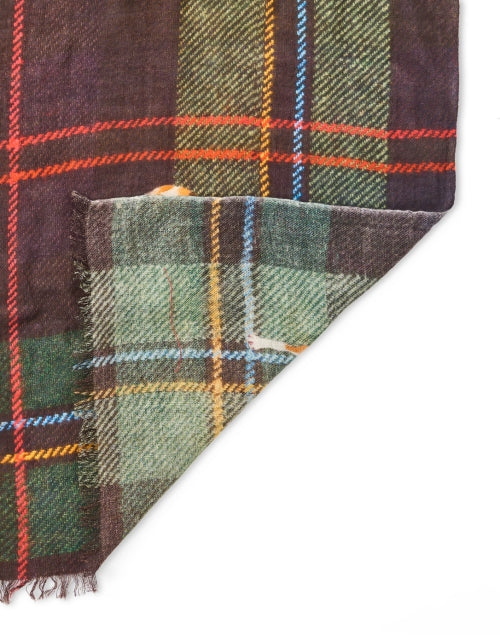 Escoces Green Dog Print Scarf