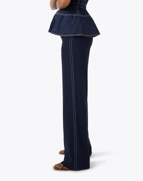 Elin Navy Wide Leg Pant