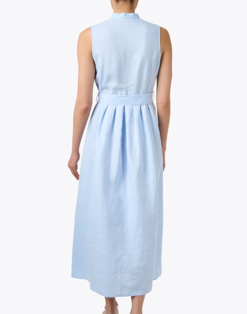 Blue Linen Dress