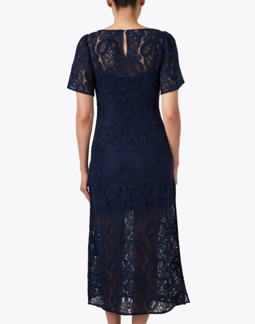 Adelene Navy Lace Dress