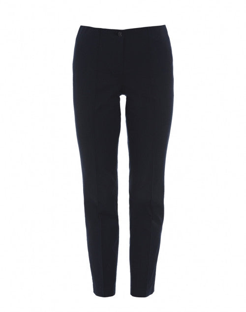 Ros Navy Cotton Stretch Pant