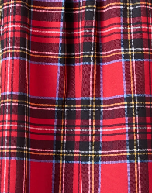 Red Stewart Plaid Top