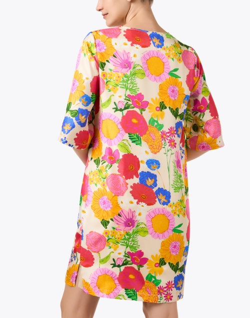 Lizete Yellow Floral Print Dress