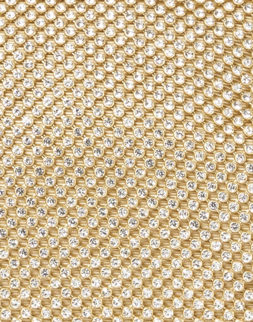 Doreen Gold Diamante Mesh Clutch