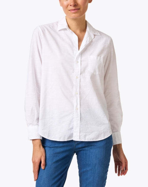 Eileen White Cotton Shirt