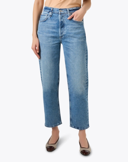 Delfina Blue Straight Leg Jean