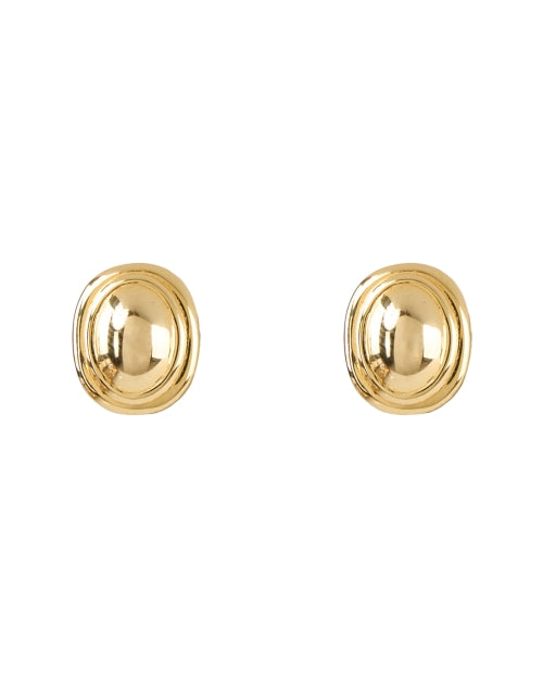 Frank Gold Stud Earrings