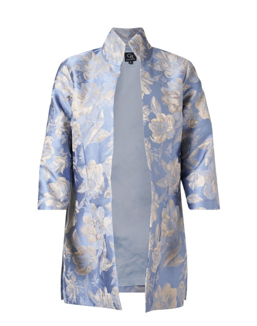 Rita Periwinkle Blue Floral Jacket