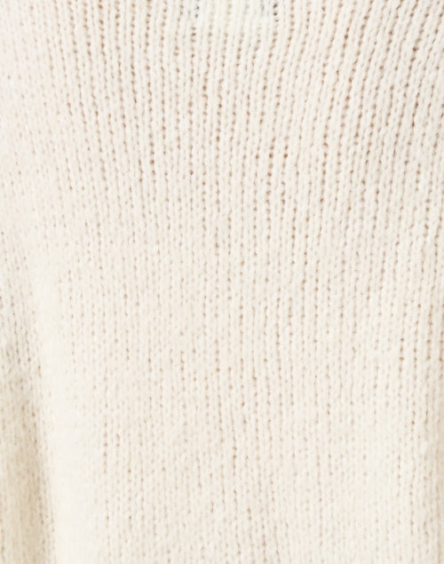 Ivory Wool Blend Sweater