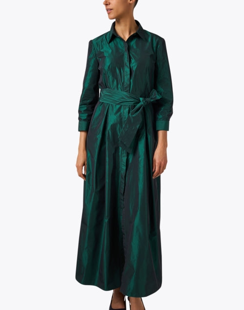 Emerald Green Taffeta Dress