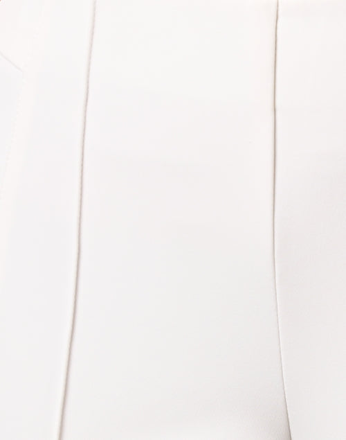 Gramercy White Stretch Pintuck Pant