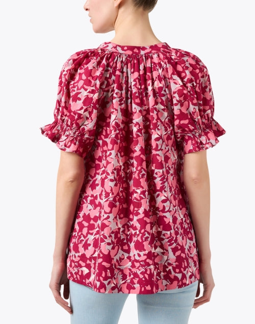 Lo Capo Pink Print Cotton Top