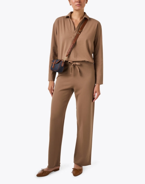 Catherine Toasted Brown Long Sweatpant