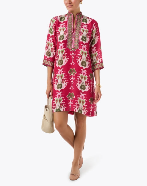 Bennett Pink Ikat Tunic Dress