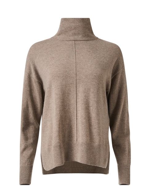 Scrivia Taupe Wool Cashmere Sweater