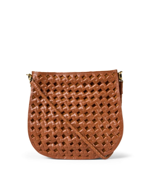 Alba Brown Leather Saddle Bag