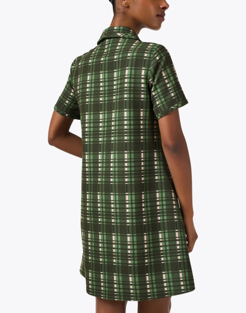 Rubina Green Plaid Shift Dress