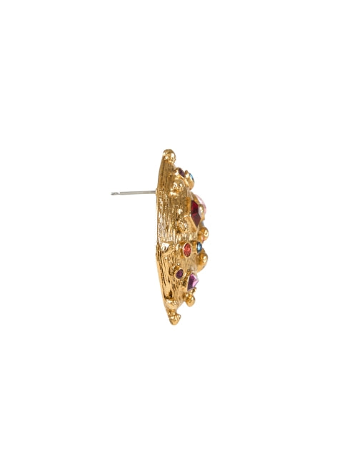 Deon Multi Stone Stud Earrings