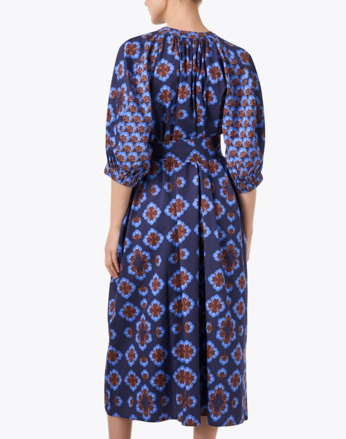 Mandi Indigo Print Dress