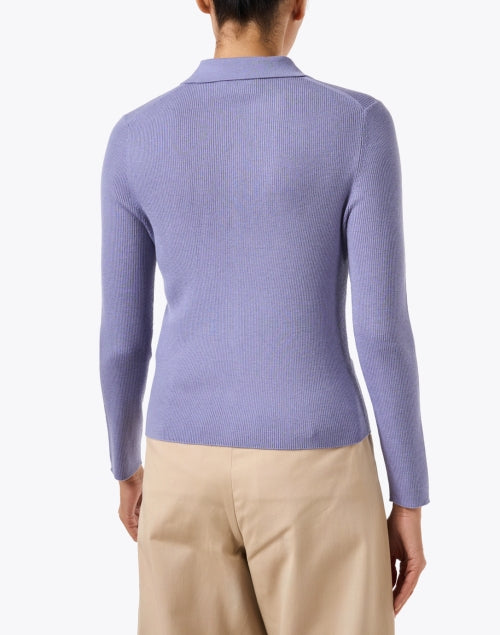 Violet Ribbed Cardigan