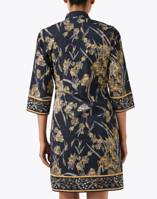 Charlie Black Floral Print Shirt Dress