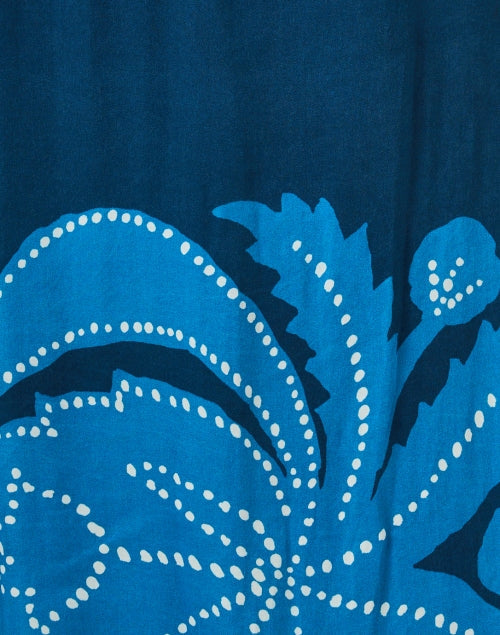 Emma Navy Print Shirt Dress