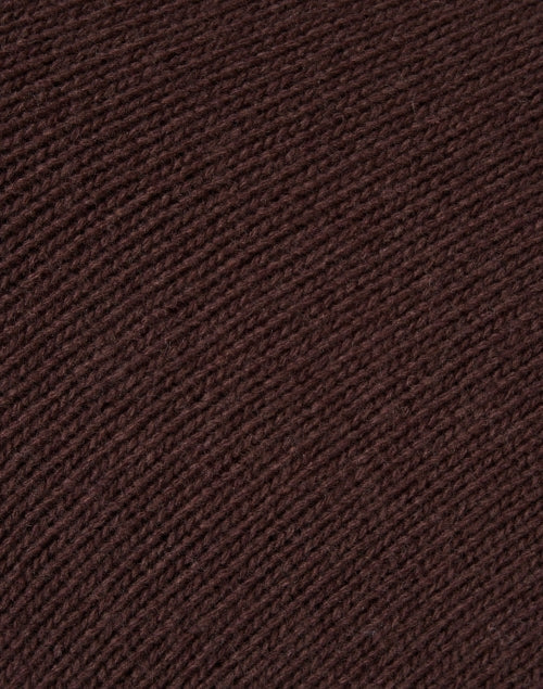 Tornado Brown Wool Fringe Wrap