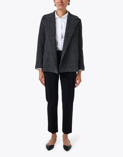 Tratto Grey Chevron Jacket