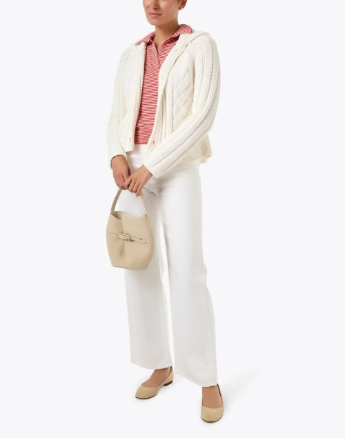 Ivory Cotton Cardigan