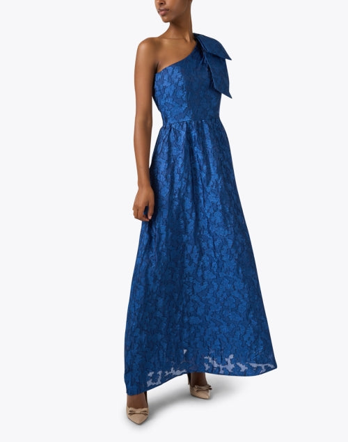 Caroline Navy Organza Dress