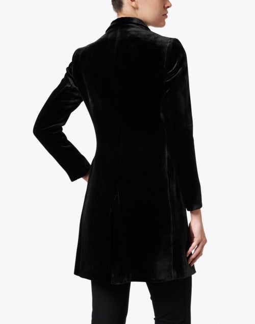 Black Classic Velvet Coat