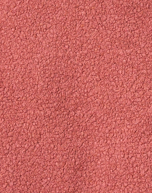 Rose Pink Boucle Wool Coat