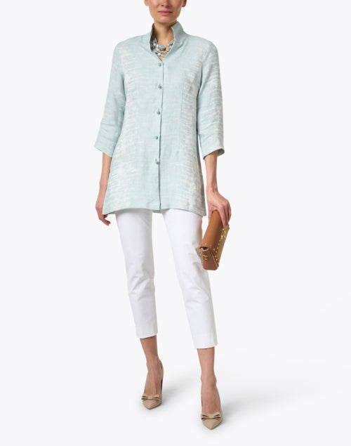 Rita Blue Shalamar Linen Jacket