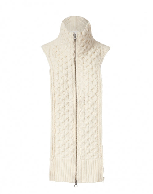 Upstate Essential Ivory Cable Knit Dickey